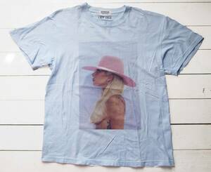 BOWWOW × LADY GAGA × caopanic限定 レディーガガ / フォトTシャツ L 水色 オフィシャル