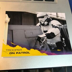 2018 topps スターウォーズ solo ハンソロ TROOPER PATROL イエロー