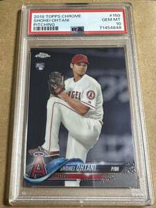 2018 topps chrome 大谷翔平 psa10