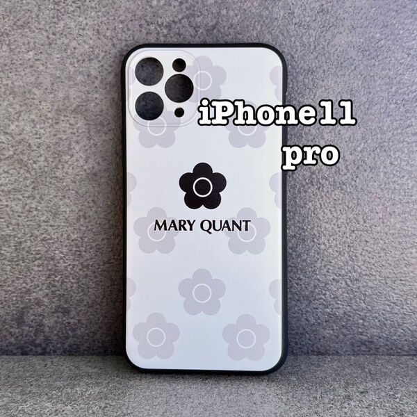 iPhone11pro マリークワント デイジー柄 モバイルケース 