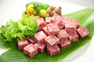 ★激うま【国内加工】「牛肉サイコロステーキ」お得パック！5kg（1kg×5パック）焼くだけでジューシーで旨味たっぷり！