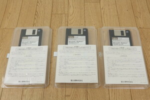  beautiful goods!![ Fujitsu ](Microsoft Windows Version 3.1 L11) setup disk floppy together!! tube .8517