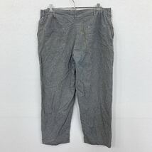 artex apparel チノパンツ W40-42 ホワイト ブラック 総柄 チェック柄 ビッグサイズ モノクロ古着卸 アメリカ仕入 2306-970_画像6