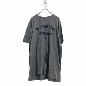 UNDER ARMOUR 半袖 プリント Tシャツ XL グレー アンダーアーマー 夏 古着卸 アメリカ仕入 a506-6157