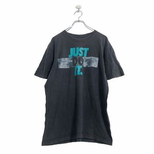 NIKE 半袖 プリント Tシャツ M ブラック ナイキ 迷彩 夏 古着卸 アメリカ仕入 a506-6526