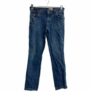 Wrangler デニムパンツ W33 ラングラー ストレッチ インディゴ 古着卸 アメリカ仕入 2305-2090