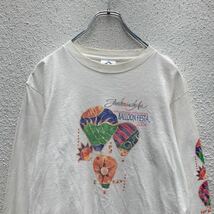 AAA 長袖 プリント Tシャツ S ホワイト BALLOON FIESTA 2004 ロンT USA製 古着卸 アメリカ仕入 a506-5042_画像3