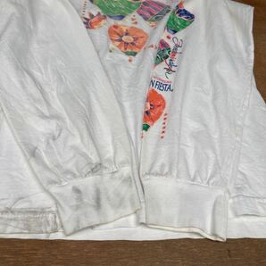 AAA 長袖 プリント Tシャツ S ホワイト BALLOON FIESTA 2004 ロンT USA製 古着卸 アメリカ仕入 a506-5042の画像9