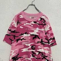 ROTHCO 半袖 プリント Tシャツ L ピンク 迷彩 カモフラ ロスコ ミリタリー 古着卸 アメリカ仕入 a506-5193_画像2