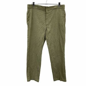 Dickies ワーク・ペインターパンツ W42 ディッキーズ ベージュ ロゴ ビッグサイズ 古着卸 アメリカ仕入 2306-407