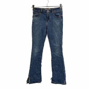 Levi's デニムパンツ W30 リーバイス ライトブルー 518 スーパーロウ ブーツカット 古着卸 アメリカ仕入 2306-443