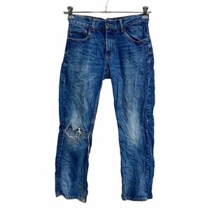 Levi's 505 デニムパンツ W27 リーバイス レギュラー ウィメンズ ブルー 古着卸 アメリカ仕入 2306-635