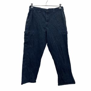 Dickies ワーク・ペインターパンツ W34 ディッキーズ ネイビー カーゴパンツ 古着卸 アメリカ仕入 2306-737