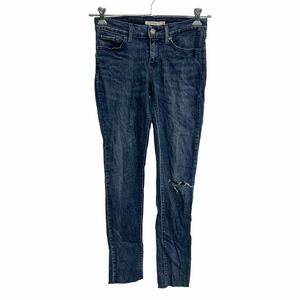 Levi's 711 デニムパンツ W28 リーバイス ウィメンズ インディゴ 古着卸 アメリカ仕入 2306-977