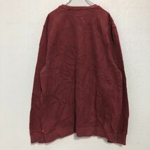 IZOD ロゴ スウェットトレーナー XL ワインレッド アイゾッド 古着卸 アメリカ仕入 a506-5928_画像4