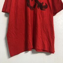 GILDAN 半袖 プリント Tシャツ 3XL レッド ギルダン ビッグサイズ ドラゴン 古着卸 アメリカ仕入 a506-6174_画像3