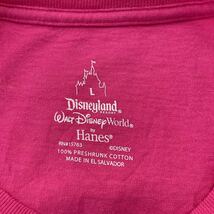 DisneyLand 半袖 プリント Tシャツ L ピンク ディズニーランド オラフ キャラクター 古着卸 アメリカ仕入 a506-6418_画像7