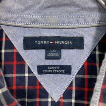 TOMMY HILFIGER 半袖 チェックシャツ Lサイズ トミーヒルフィガー 古着卸 アメリカ仕入 a506-6556_画像7