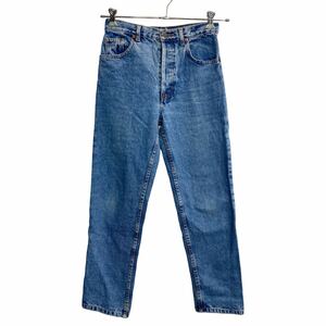 LATITUDE ZERO JEAN'S デニムパンツ W28 ウィメンズ ボタンフライ ブルー 古着卸 アメリカ仕入 2306-1097