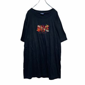 半袖 Tシャツ XXL ブラック 海 刺繍 ビッグサイズ 古着卸 アメリカ仕入 a506-6824