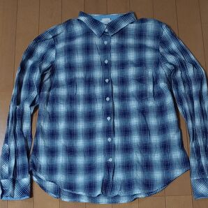 H&M 長袖コットンチェックシャツ