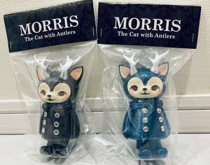 【新品・未開封】GALAXY MORRIS II MEDICOM TOY EXHIBITION '19 開催記念品 クリアブラック クリアブルー セット/ モリス ひなたかほり