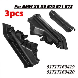 送料無料 Bmw X5 E70/LCI X6 E71 X6 E72 Hybrid 2008-2013 エンジン 上部 コンパートメント パーティション パネルセット