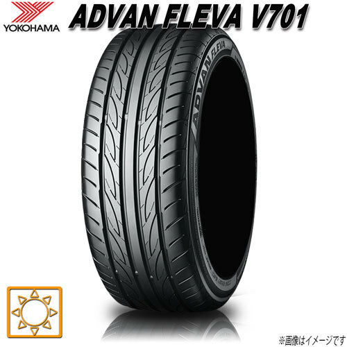 サマータイヤ 新品 ヨコハマ ADVAN FLEVA V701 フレヴァ 225/50R17インチ 98W 4本セット