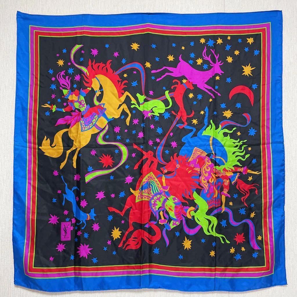 ヤフオク! -「ビンテージ シルク スカーフ」(イヴ・サンローラン) (い