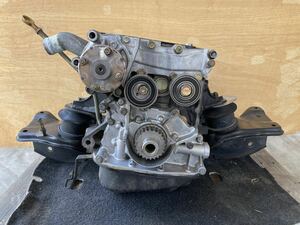 【低走行】Nissan Stagea　C34 WGC34 25 RS 2WD engineRB25DE シリンダーブロック　engineマウントincluded