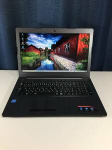 【美品】Lenovo IdeaPad 310・Intel Celeron N3350・8GBメモリ・500GB HDD・DVDRW・15.6インチ・WEBカメラ・OS起動品。