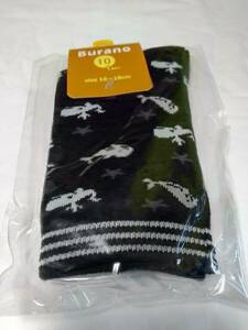 新品 ☆Burano☆ 16～18㎝ 靴下 クジラ柄 黒色 @KB3188