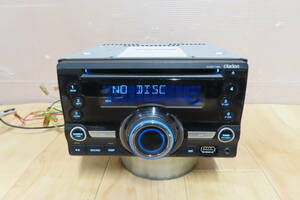 動作保証付/V6388/クラリオン　CX211BK　オーディオデッキ　2DIN CDデッキ CD/AUX/USB