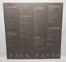 しばたはつみ「Back Page/バック・ページ」帯付き LPレコード_画像3