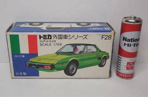 TOMICA トミカ FIAT X1/9 フィアット X1/9 ミニカー F28 トミカ外国車シリーズ