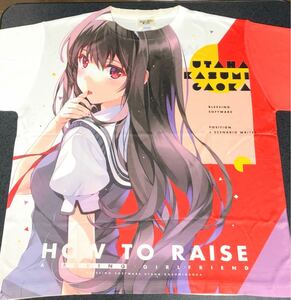 冴えない彼女の育てかた 霞ヶ丘詩羽 フルグラフィックTシャツ Lサイズ レッド×ホワイト 制服 美少女 冴えカノ グッズ