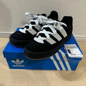 新品 adidas Adimatic 29cm 黒黒アディダス アディマティックus11 スケボー　常田