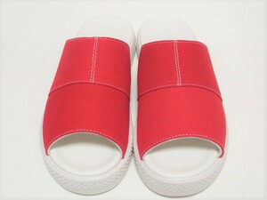 CONVERSE SANDAL CANVAS レッド 赤 24cm コンバース サンダル キャンバス オールスター クロッグ スリッパ