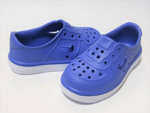 NIKE FORM FORCE 1 TD blue 13cm Nike foam force 1 water land both for slip-on shoes sandals sapphire AQ2442-500