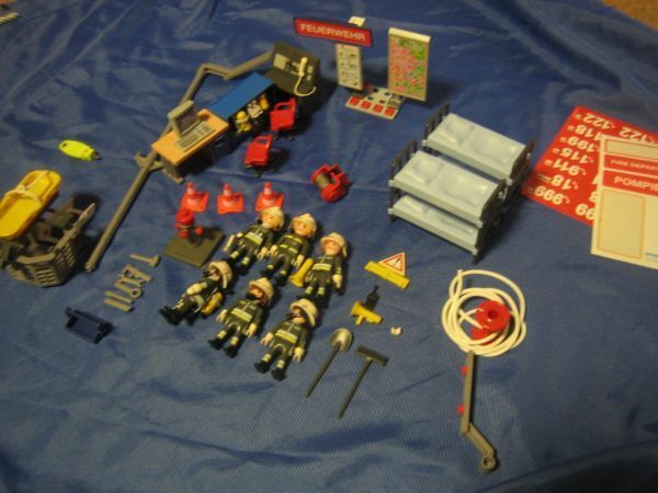 プレイモービル PLAYMOBIL 消防士セット3176 おまけつき