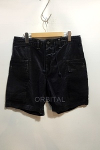 代官山)RRL ダブルアールエル INFANTRY CARGO SHORT カーゴショーツ ドローコード サイズ31 グレー系