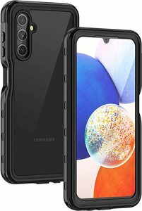 Galaxy A14 5G 防水ケースプロテクター付き カバー 完全防水 指紋認証 タッチ可 防塵 防雪 水中撮影 超軽量薄型 ワイヤレス充電 保護カバー