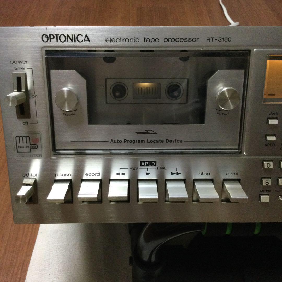 家電・スマホ・カメラSHARP シャープ カセットデッキ OPTONICA RT-3150