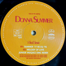 Donna Summer I Feel Love 問答無用のクラブアンセムのハウスリミックス集！忠実なリ・エディット的「SUMMER 77 RE-EQ 95」収録！_画像3