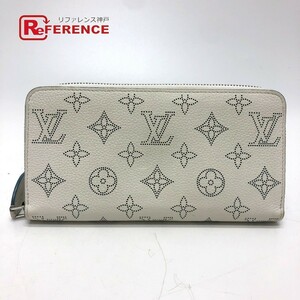 LOUIS VUITTON ルイヴィトン M69215 ジッピーウォレット モノグラムマヒナ スノー ブルーオラージュ ホワイト レディース【中古】新品同様