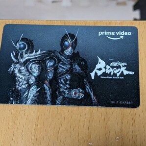 使用済み ローソン 限定 仮面ライダーBLACK SUN デザイン Amazonギフト券 仮面ライダーSHADOWMOON 西島秀俊 中村倫也 シャドームーン