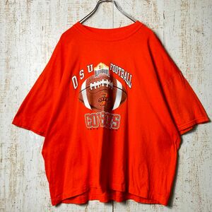 オクラホマ州立大学 カレッジ Tシャツ オレンジ 2X アメリカ古着US古着