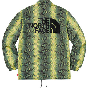 希少★新品本物【緑★L】★THE North Face Snakeskin Taped Seam Coaches Jacket ノースフェイス コーチ 正規店購入 シュプリーム Supreme