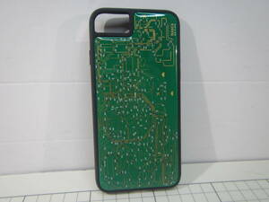 ★☆東京回路線図 緑：PCB ART moeco MADE IN JAPAN FLASH iPhone7/8 基板 スマホケース 日本製 送料：185円～☆★