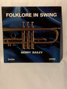 独　SABA オリジナル　Benny Bailey Folklore In Swing、SB 15071 ST　コート　内溝